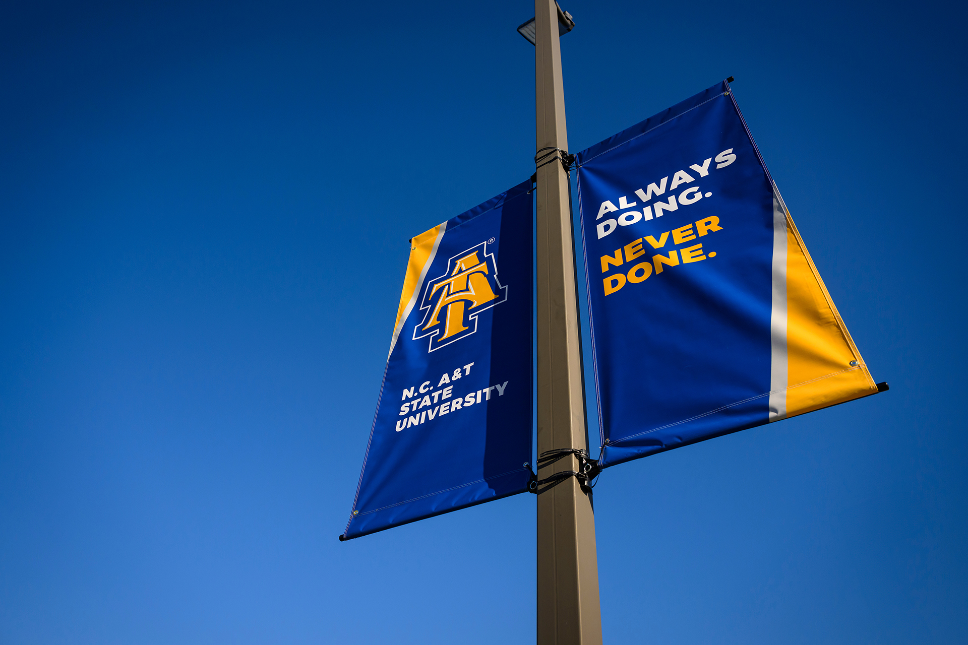 NC A&T Signage - Always doing, Never Done