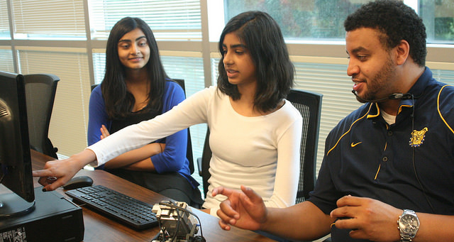 Aggie Enrichment Camp student and mentor