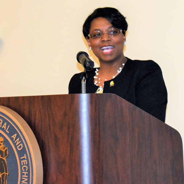 a speaker at the university awards ceremony