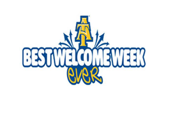 best welcome week logo