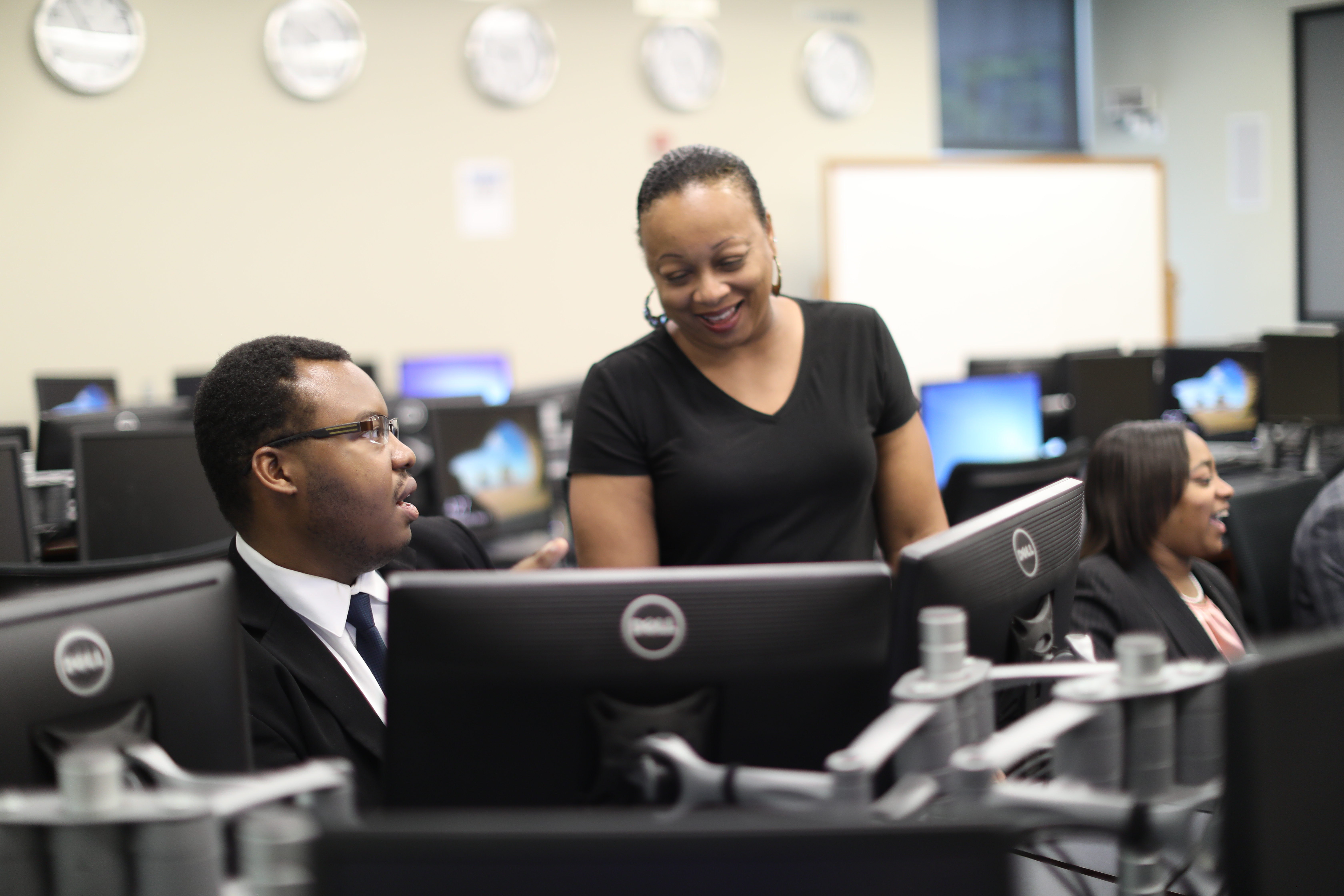 an adult student in a continuing education class