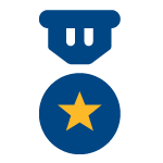 graphic of an award medal
