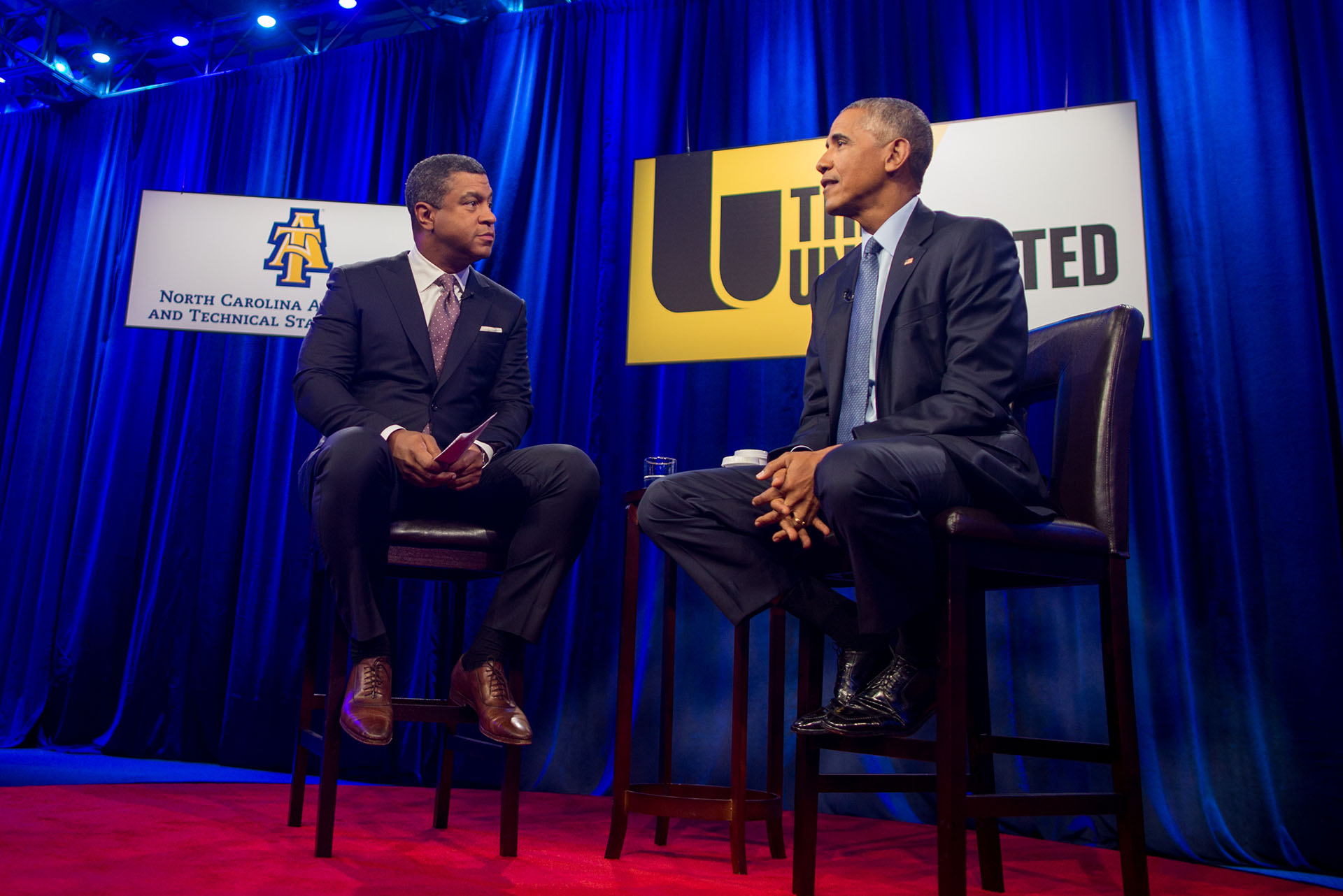 President Obama at his 2016 Town Hall at A&T