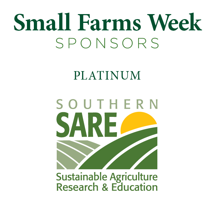 Small Farms Week Platinum Sponsor, Southern SARE