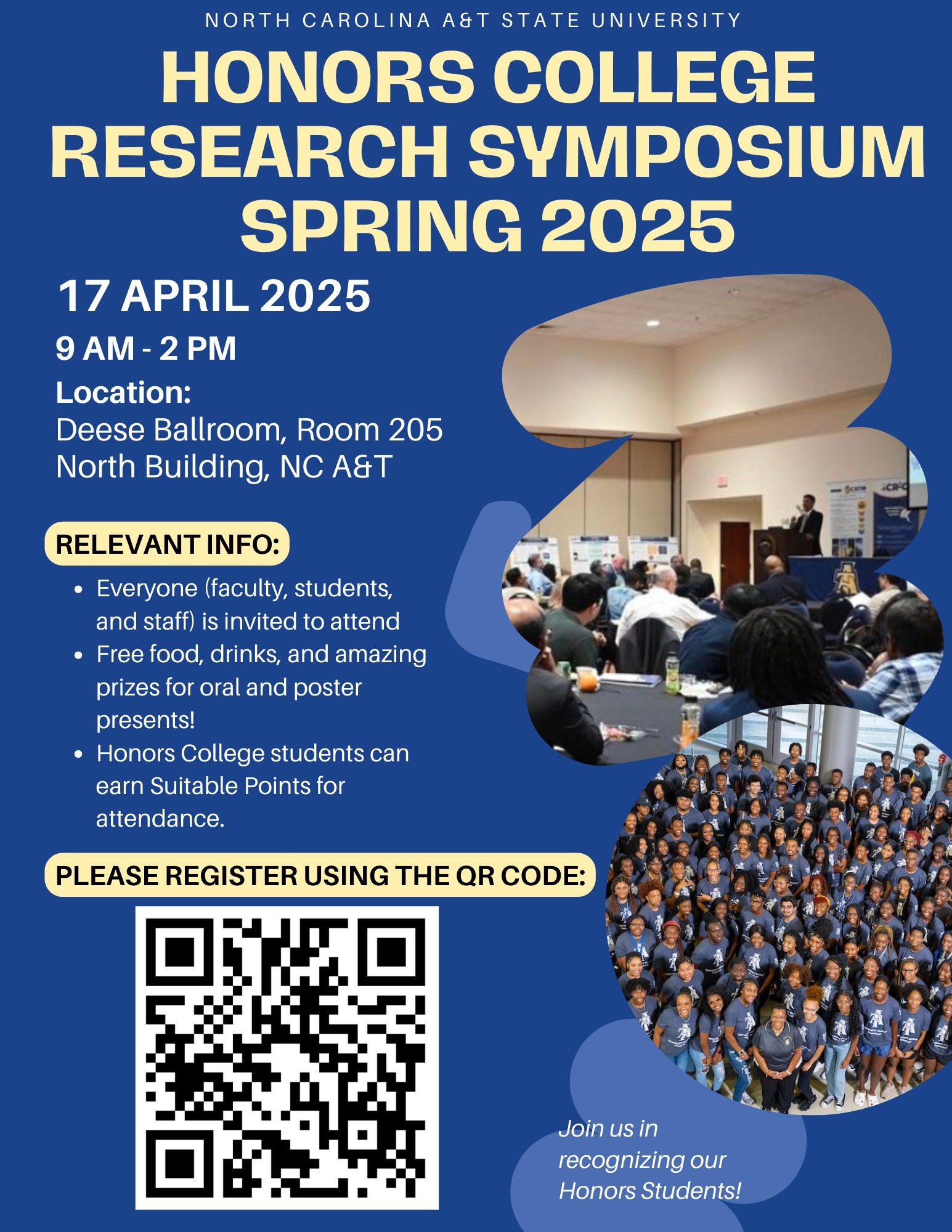 Honors College Research Symposium flyer