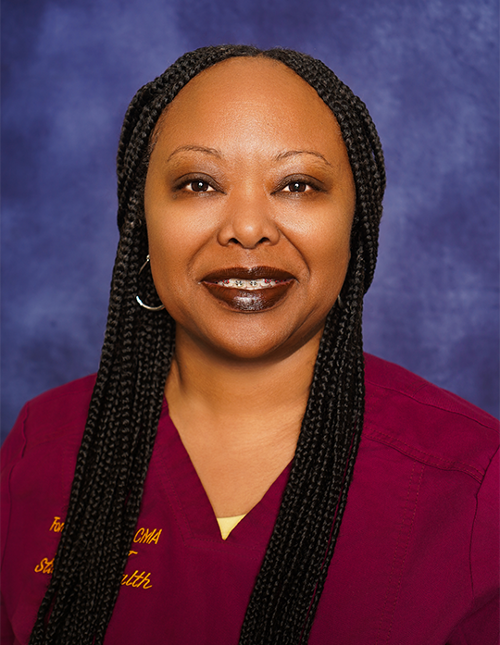 CMA Nelson professional photo in scrubs 