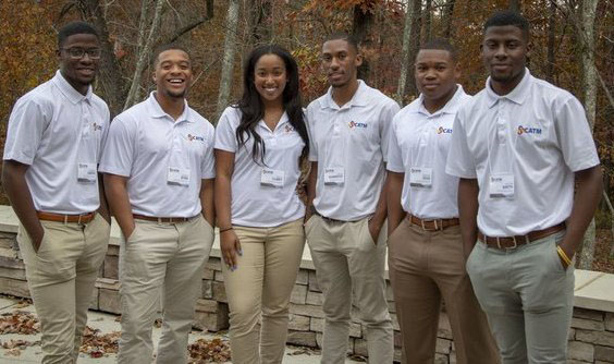 From left: Joseph Smith, Juwan Byrd, Kayla Curry, Malik Norwood, Marvin Edge and Jacob Smith.