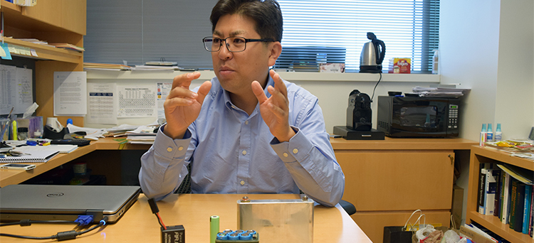 Sung-Jin Cho, Ph.D., an assistant professor in the North Carolina A&T Department of Nanoengineering