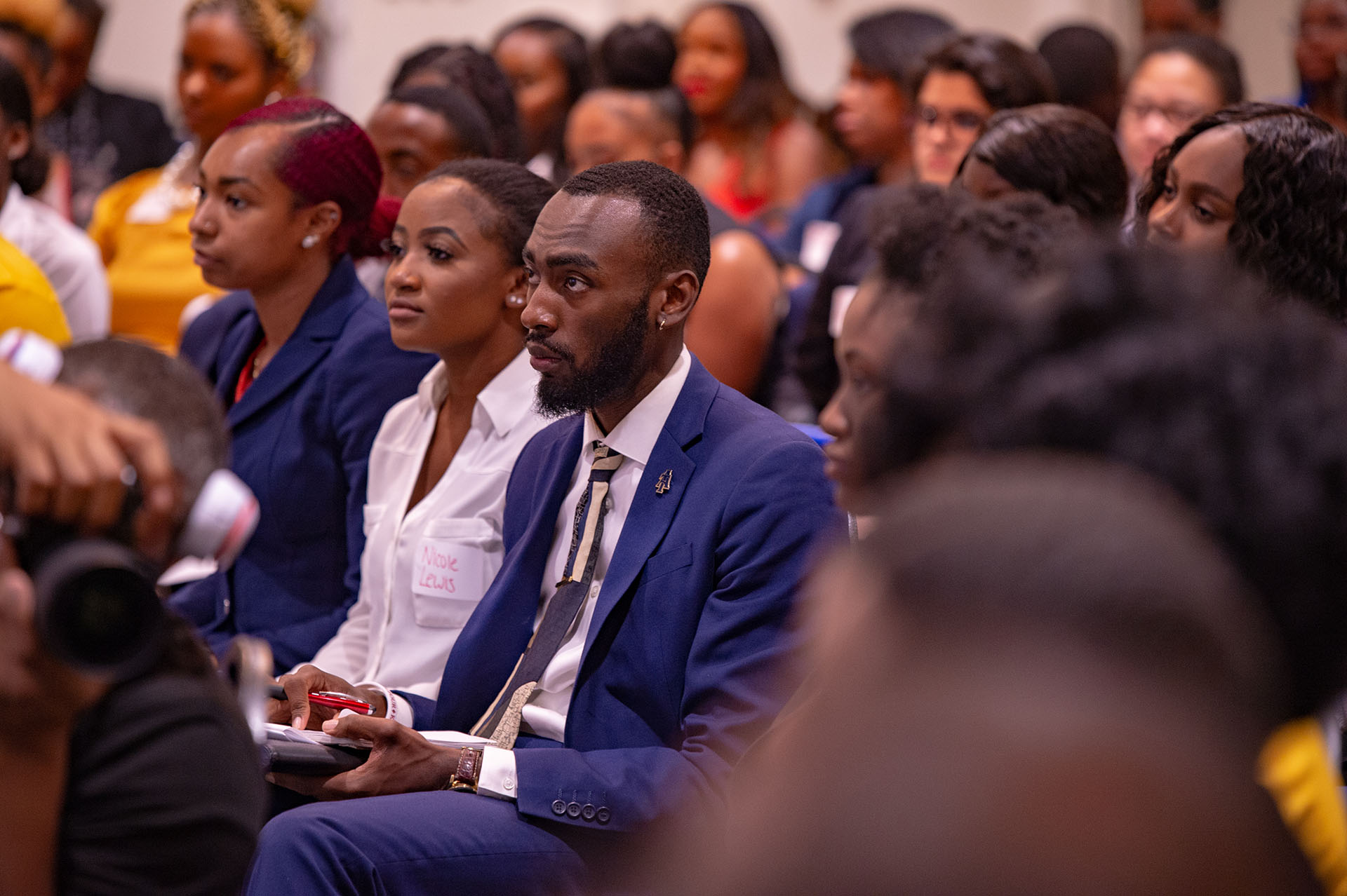 Aggie students in seminar