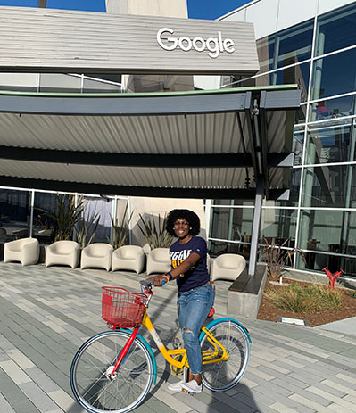 Oluchi at Google campus