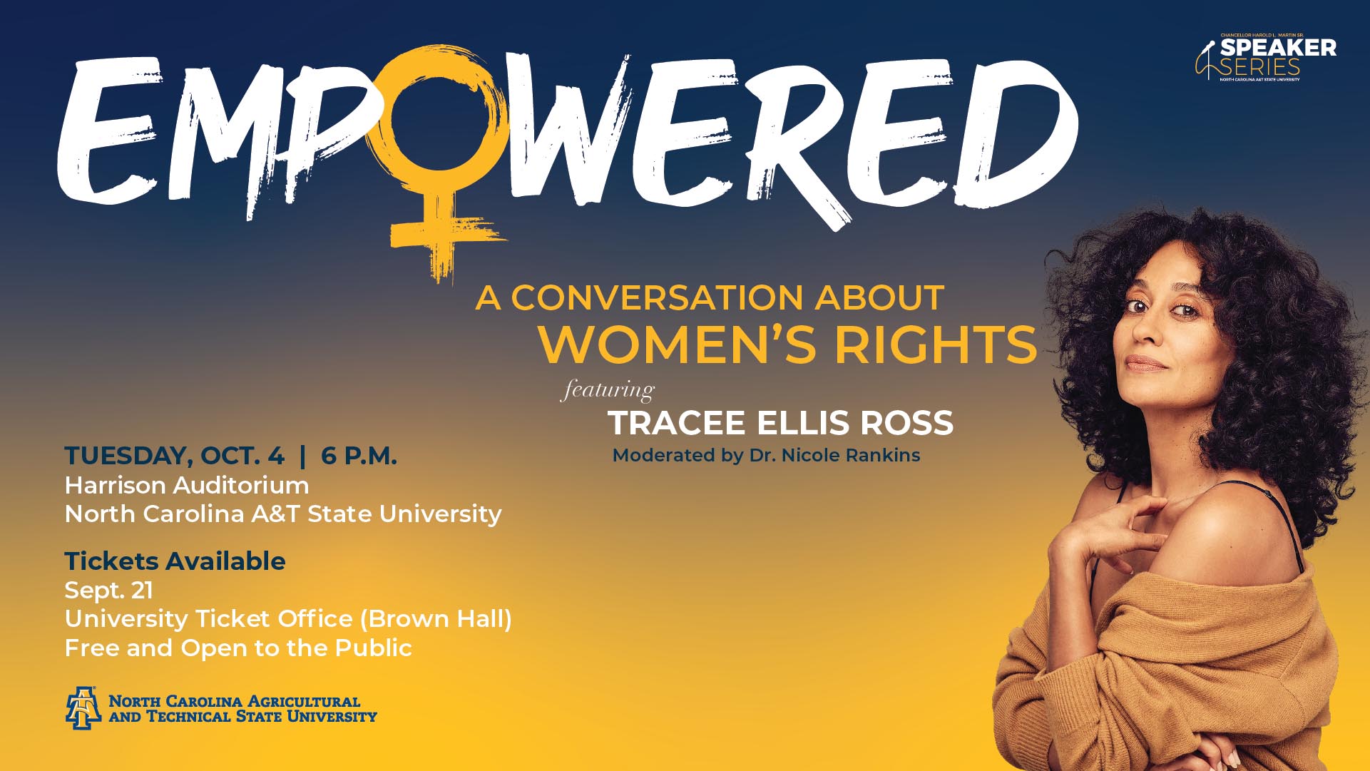 Chancellor's Speaker Series featuring Tracee Ellis Ross
