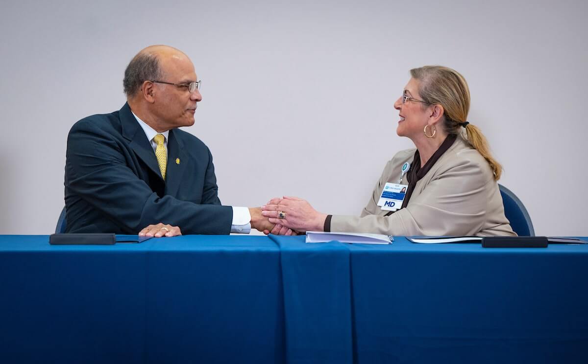 Chancellor Martin and Dr. Cagle