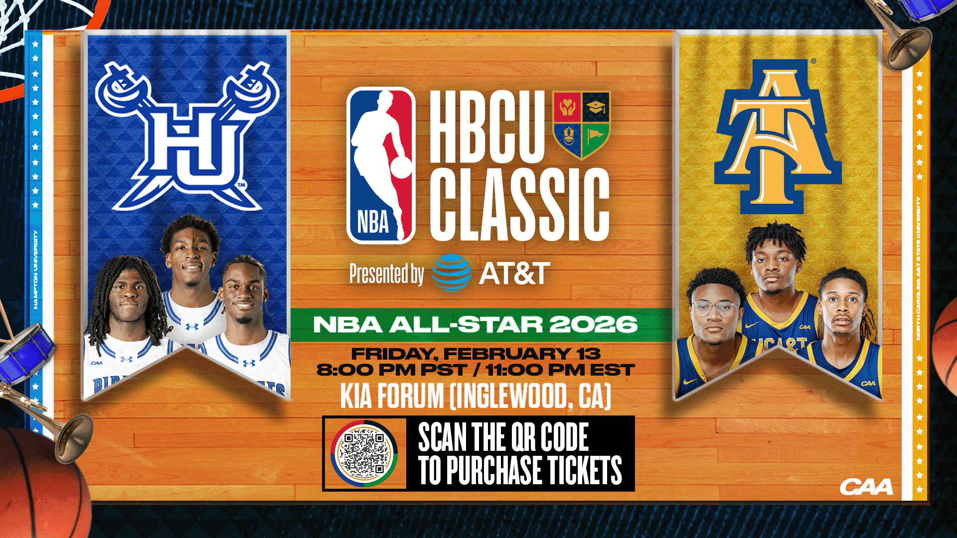Tickets On Sale for HBCU Classic, Feb. 13, at NBA All-Star Game | North  Carolina A&T State University