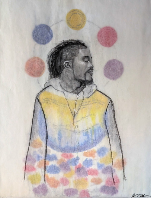 A portrait from artist Jordan T. Robinson's "I Am" series