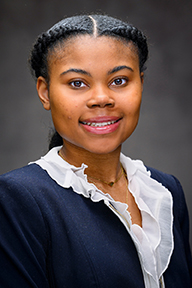 Erin Woodson, daughter of Levon and Finisha Woodson, is from Washington, D.C.