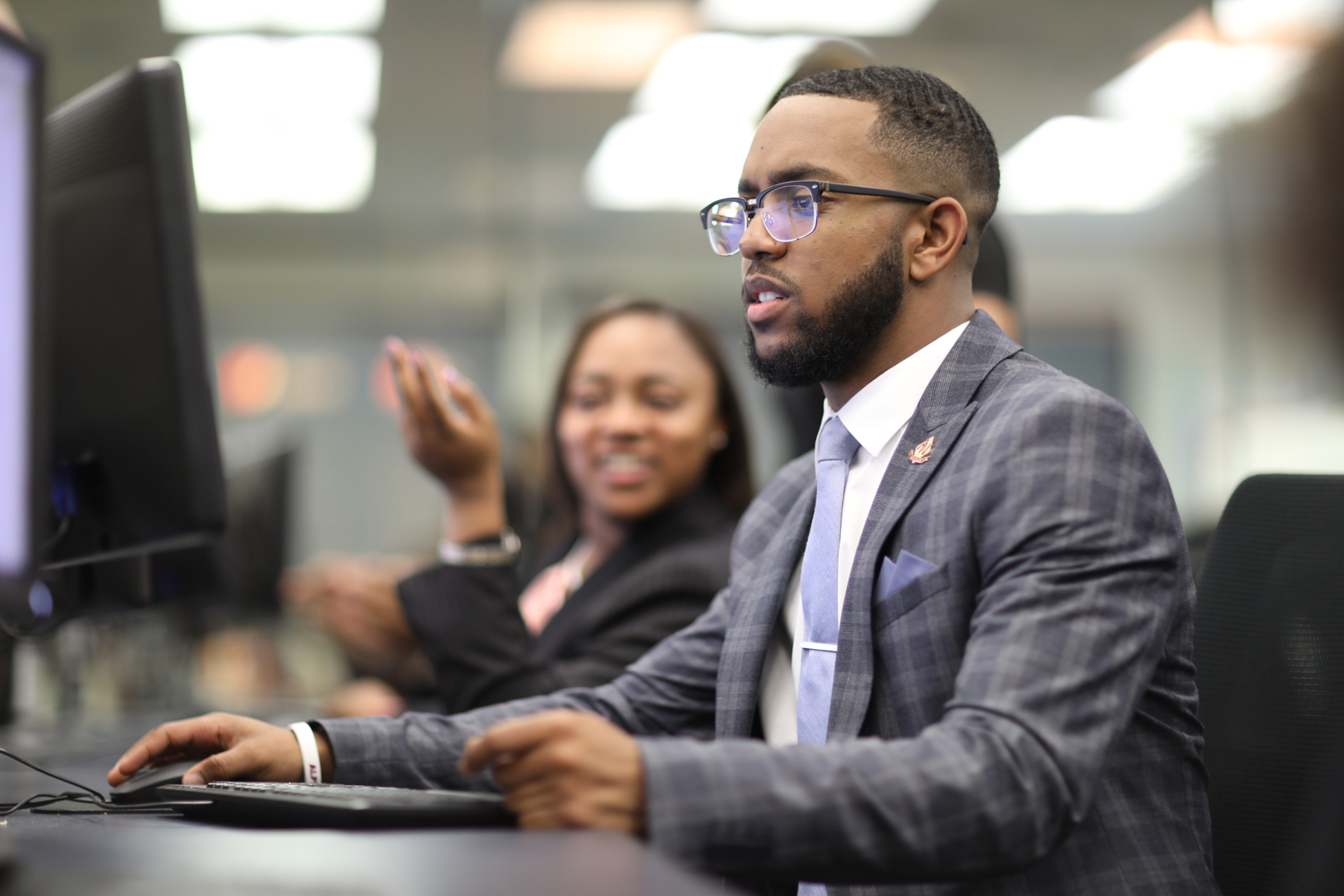 business students