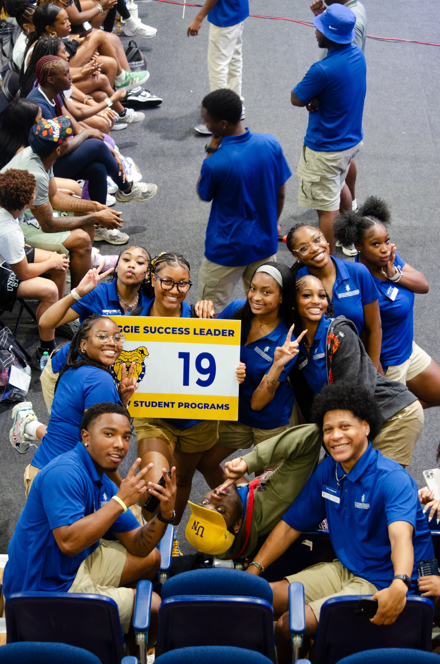 NSP ambassadors on stage