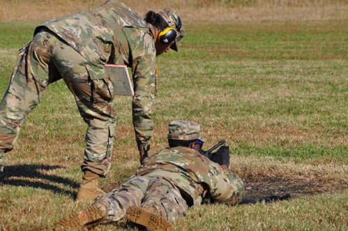 Cadets on firing range