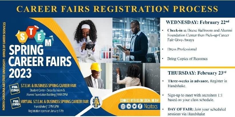 STEM career fair graphic