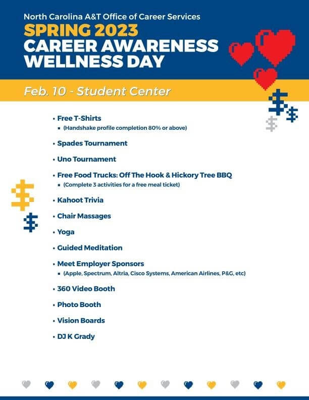 Career Awareness Wellness Day flyer