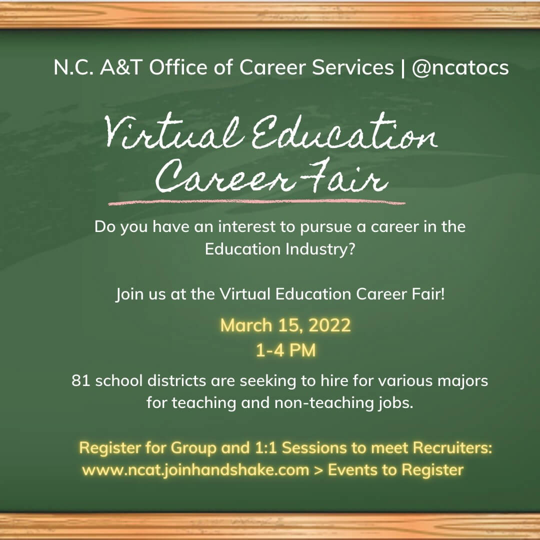 Virtual Education Career Fair