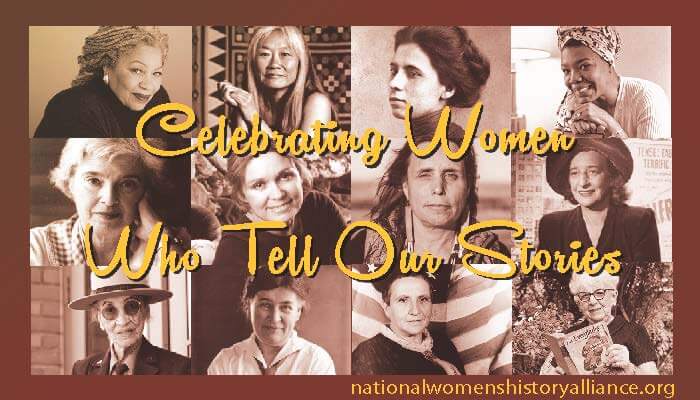 National Women's History Month graphic