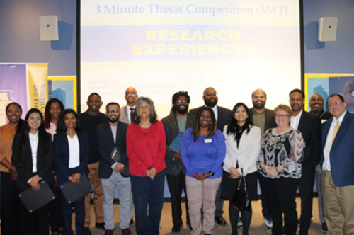 Fall 2023 Three Minute Thesis Competitors, Judges, and The Graduate College